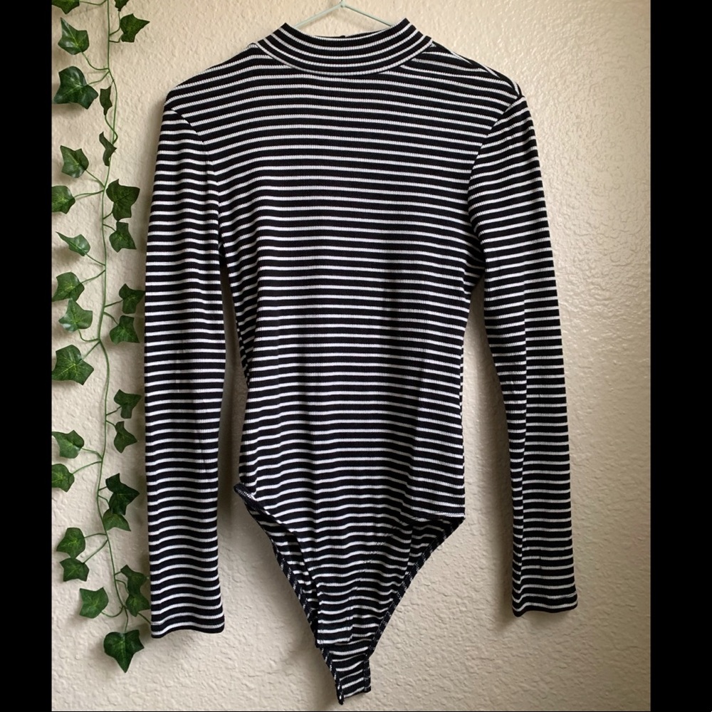 Striped Long Sleeve Bodysuit